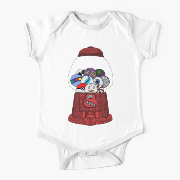 Gumball Machine Short Sleeve Baby One-Piece