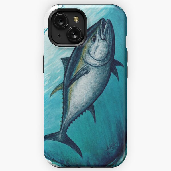 "Bluefin Tuna" by Amber Marine ~ Watercolor painting, art © 2016 iPhone Tough Case