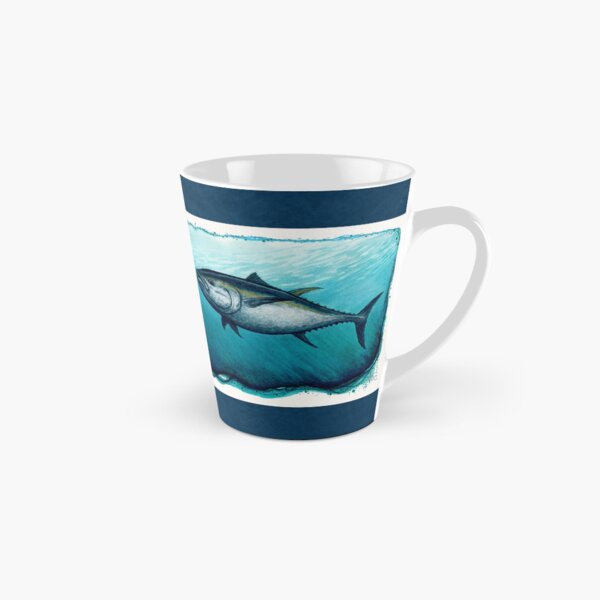 "Bluefin Tuna" by Amber Marine ~ Watercolor painting, art © 2016 Tall Mug