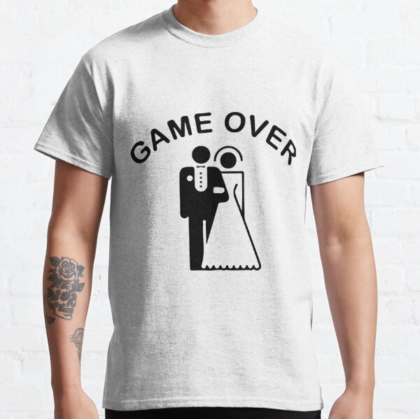 Marriage Game Over T-shirt Tees Bachelor Party - Marriage - Mens - T-shirt  – Textual Tees