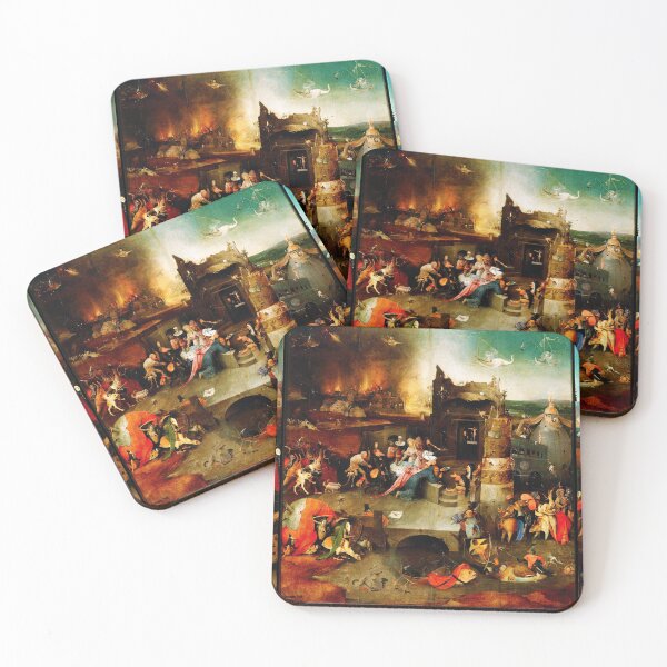 Item preview, HD. Temptation of Saint Anthony (Triptych), by Hieronymus Bosch (High definition) designed and sold by ArmoniMundi.
