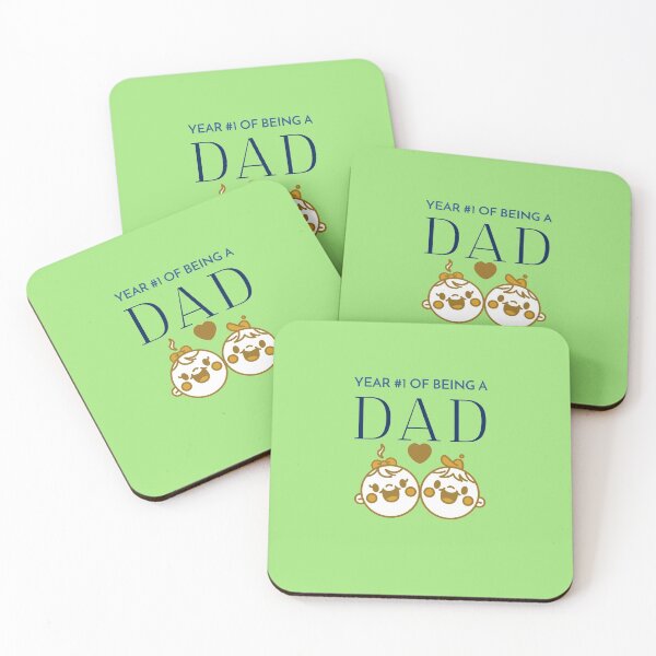 Item preview, Year one of being a dad to my twins designed and sold by PaperDreamPod.