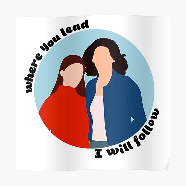 where you lead, I will follow Poster