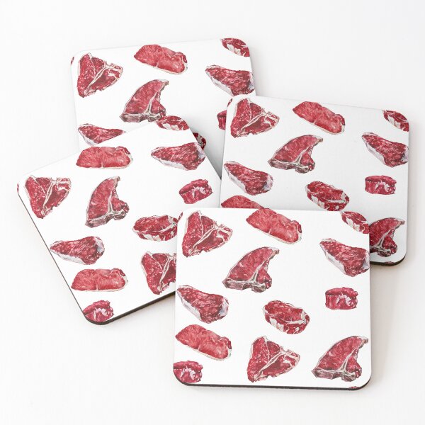 Item preview, Steak Watercolor Food Illustration designed and sold by Uplift Illustrations.