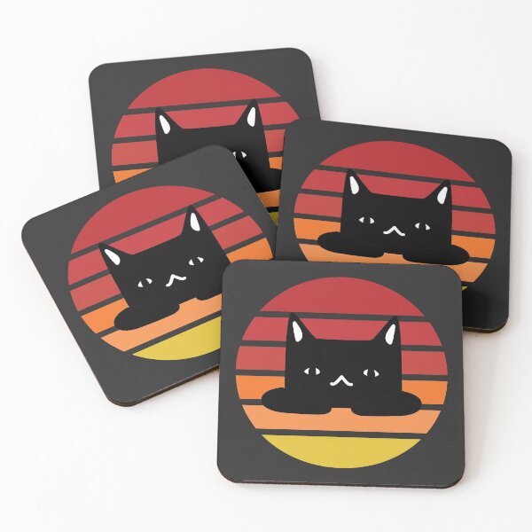Item preview, Retro Sunset Cat Vintage Style designed and sold by TamGustam.