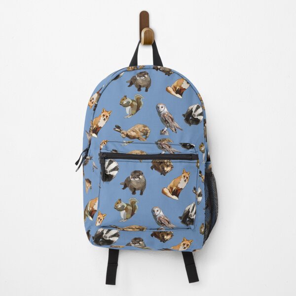 Item preview, Forest Creatures Blue Background designed and sold by BeeFoxTree.