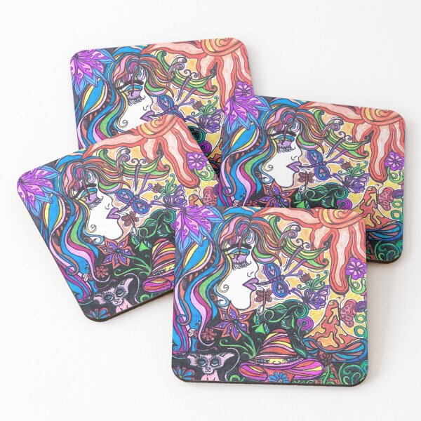 Item preview, Psychedelic fantasies and butterflies.  designed and sold by WildValentine.