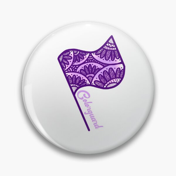 Item preview, Purple Floral Colorguard Flag designed and sold by jaknel.