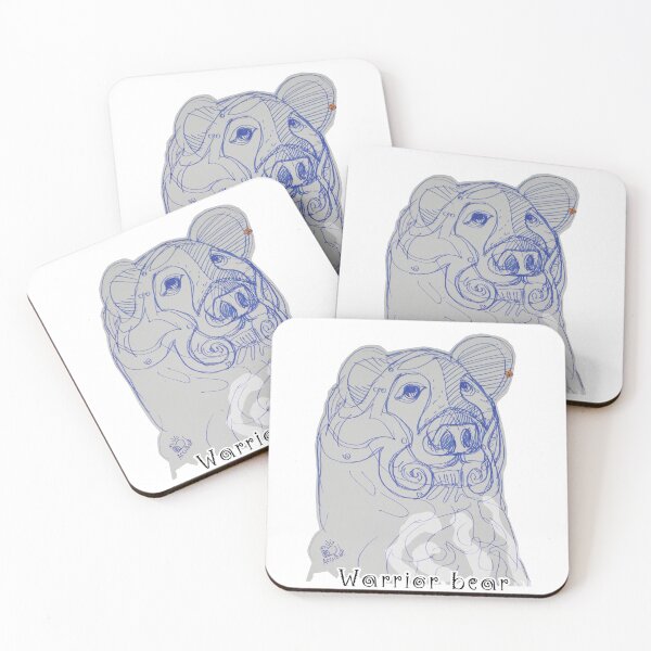 Item preview, Warrior Bear (Drawing by ACCI) designed and sold by VanyssaGraphics.