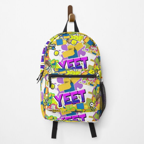 Roblox Memes Pattern All The Noobs Oof Yeet Dab Dabbing Backpack By Smoothnoob Redbubble - roblox dabbing backpack