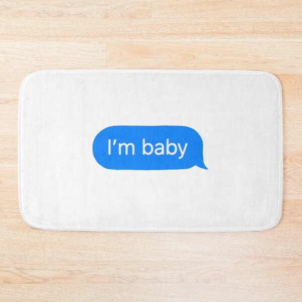 Item preview, I’m Baby text designed and sold by buckal.