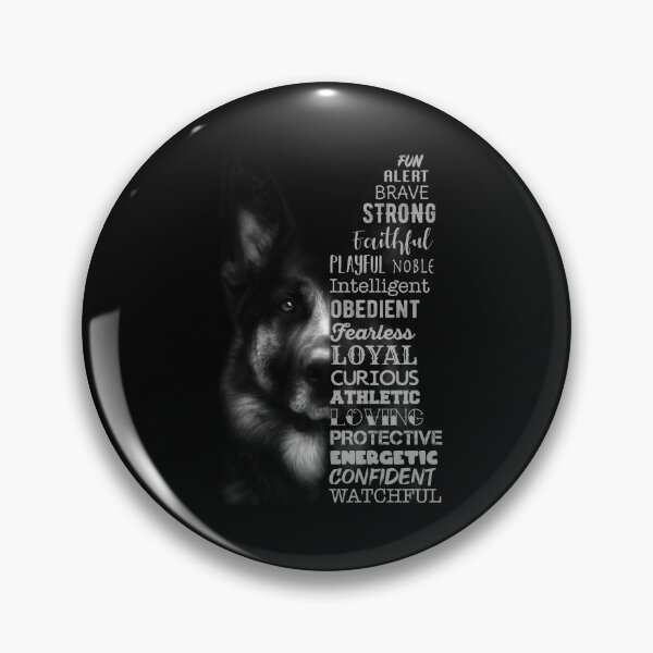 Item preview, Traits of a German Shepherd designed and sold by StampCity.
