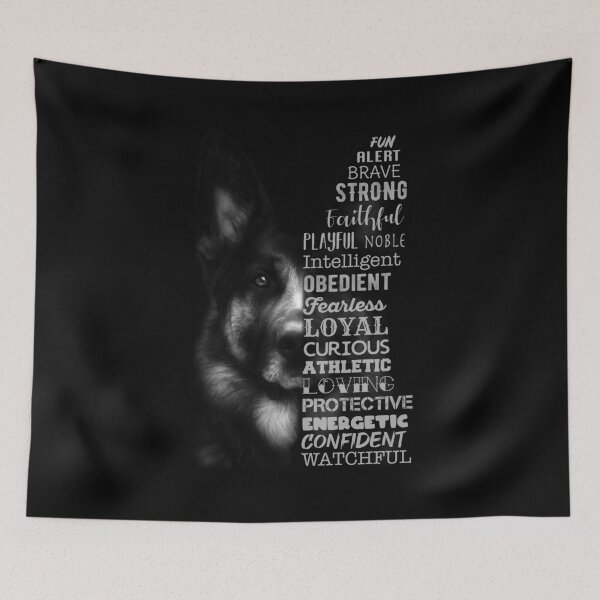 Item preview, Traits of a German Shepherd designed and sold by StampCity.