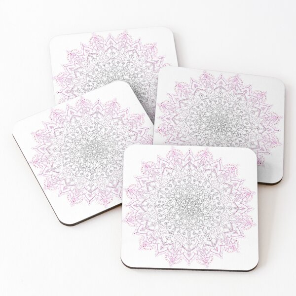 Item preview, Black to Pink Mandala  designed and sold by Artie297.