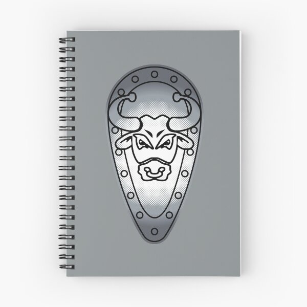 Item preview, Bull Head Chrome Shield Emblem - Oval designed and sold by Highonbricks.