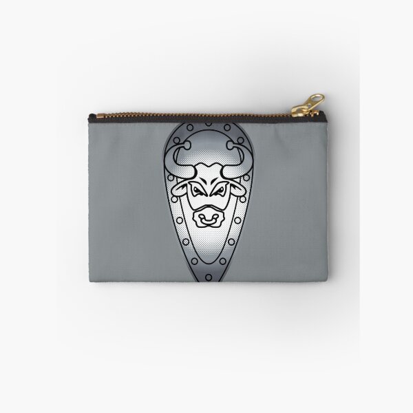 Item preview, Bull Head Chrome Shield Emblem - Oval designed and sold by Highonbricks.