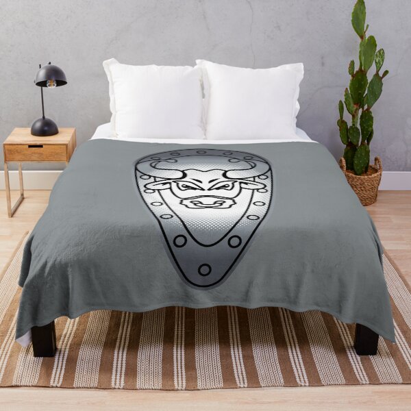 Item preview, Bull Head Chrome Shield Emblem - Oval designed and sold by Highonbricks.