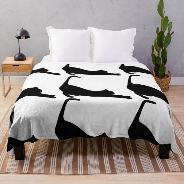 Item preview, Black Cat- Stretching-Morning Ritual! designed and sold by ANZI.