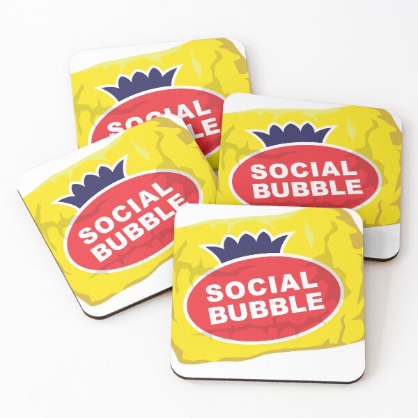 Item preview, SOCIAL BUBBLE Bubble Gum - COVID-19 designed and sold by PIXEL POP DESIGNS - Beyond the Norm!.