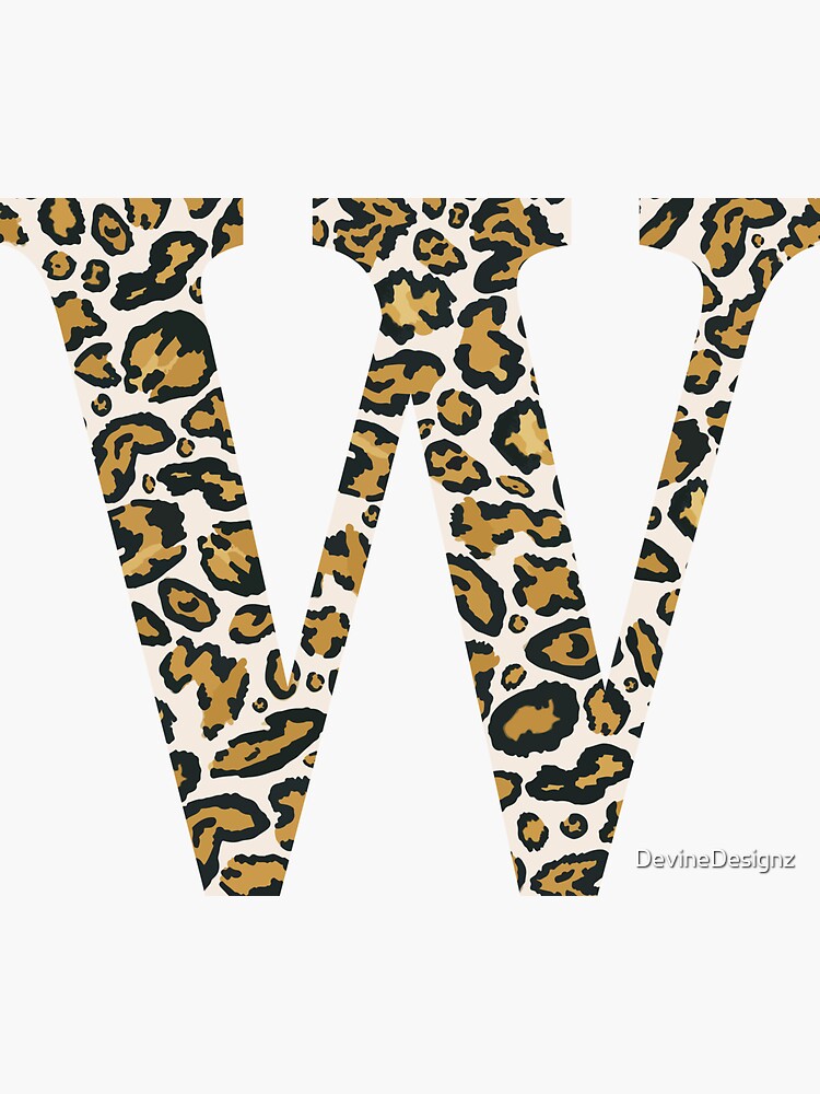  Cute Letter LV Initial Initials Name Leopard Cheetah