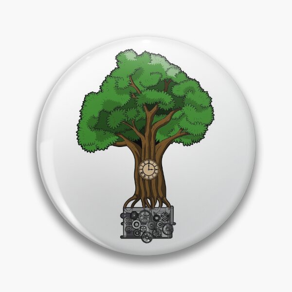 Item preview, TREE O CLOCK - ROOTS OF TIME designed and sold by Dwarf-Monkey.