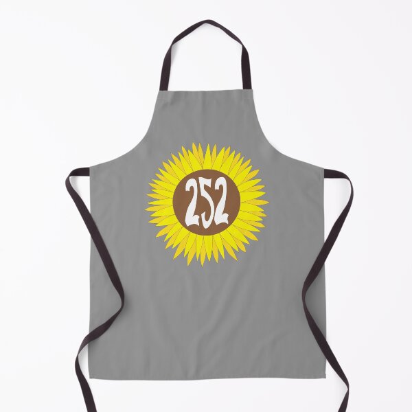 Item preview, Hand Drawn North Carolina Sunflower 252 Area Code designed and sold by itsrturn.
