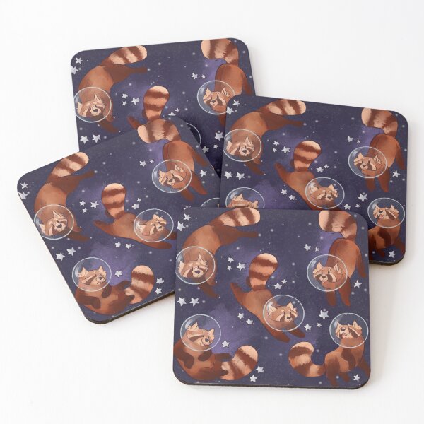Item preview, Red Pandas in Space designed and sold by Pokedoodler.