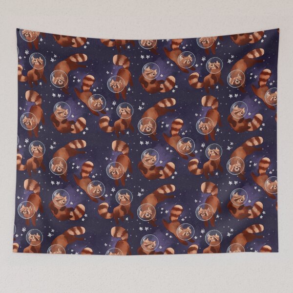 Item preview, Red Pandas in Space designed and sold by Pokedoodler.