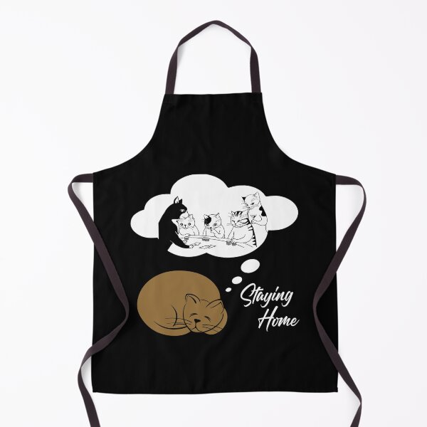 Item preview, Funny Cat Staying Home Dreaming designed and sold by ColorfulMystic.