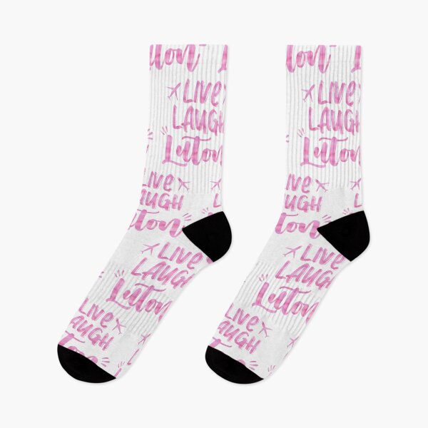 Item preview, Live Laugh Luton Pink Watercolor Design designed and sold by Shop Your Aesthetic.
