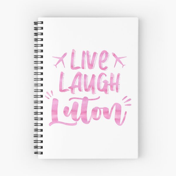 Item preview, Live Laugh Luton Pink Watercolor Design designed and sold by Shop Your Aesthetic.