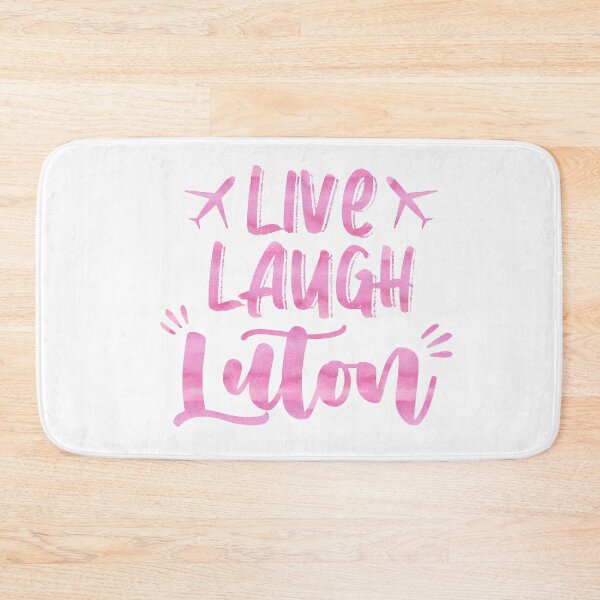 Item preview, Live Laugh Luton Pink Watercolor Design designed and sold by Shop Your Aesthetic.