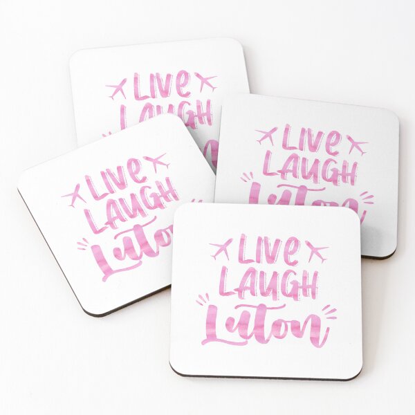 Item preview, Live Laugh Luton Pink Watercolor Design designed and sold by Shop Your Aesthetic.