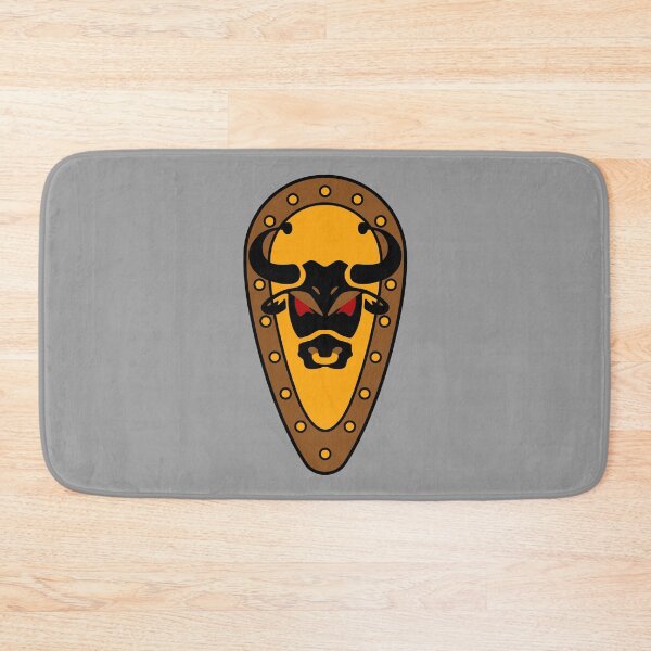 Item preview, Bull Head Shield Emblem - Oval designed and sold by Highonbricks.