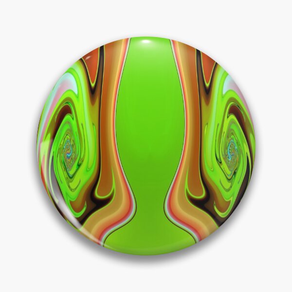 Item preview, Bright Green Brown Abstract designed and sold by robspencer.