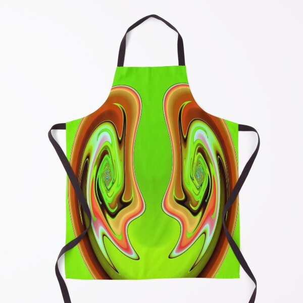 Item preview, Bright Green Brown Abstract designed and sold by robspencer.