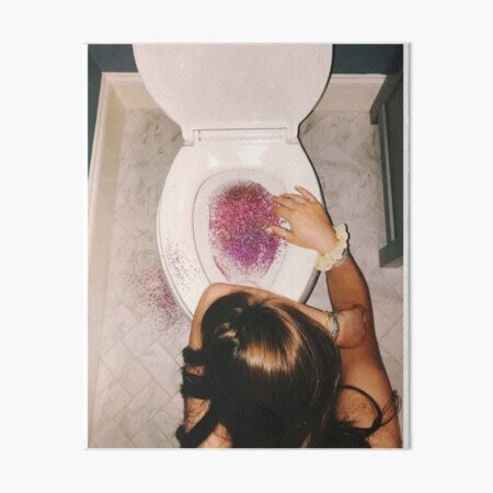 glitter everywhere Art Board Print