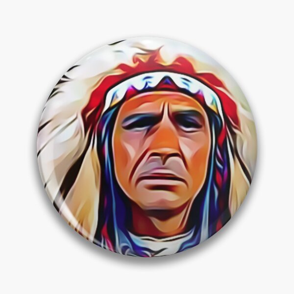 Item preview, Native American Indian Chief with War Bonnet designed and sold by Sunleil.