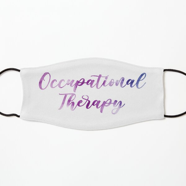 Watercolor Occupational Therapy Kids Mask