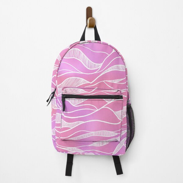 Item preview, Abstract Pink and White Wave Pattern designed and sold by lunaleicrafts.
