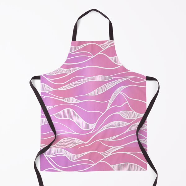 Item preview, Abstract Pink and White Wave Pattern designed and sold by lunaleicrafts.