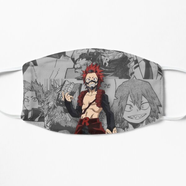 Kirishima Eijirou Manga Panel Character Art Flat Mask