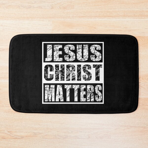 Item preview, Jesus Christ Matters Scratched Design designed and sold by suchfaith.