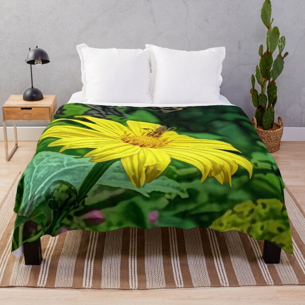 Item preview, Bee on Yellow Flower designed and sold by cfspider.