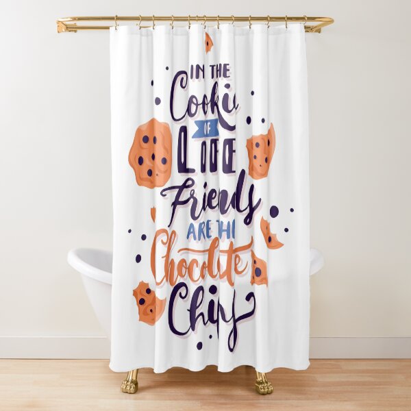 Top Fun Official Cookie Lover Taster, Inspirational Quotes Shower Curtain