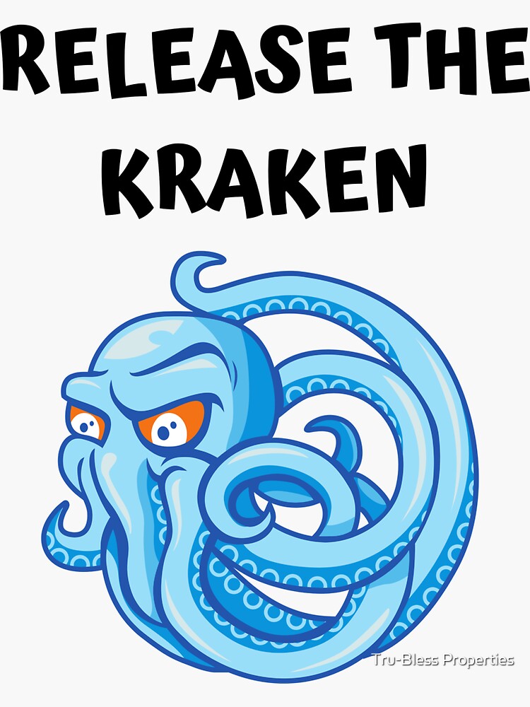 The Kraken - Seattle Kraken - Sticker Designed & Sold By Organism