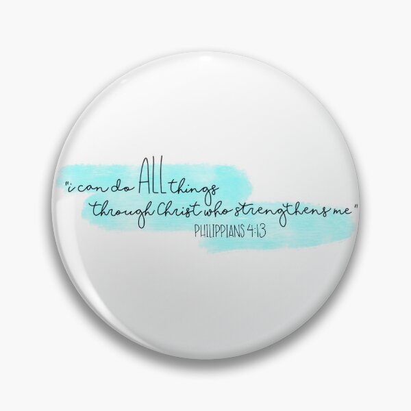 Item preview, Philippians 4:13 quote designed and sold by jdesigns-.