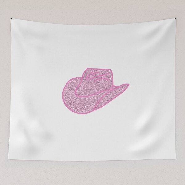 Artikelvorschau, rosa Glitzer Cowgirl / Cowboyhut entworfen und verkauft von cbeaaa.
