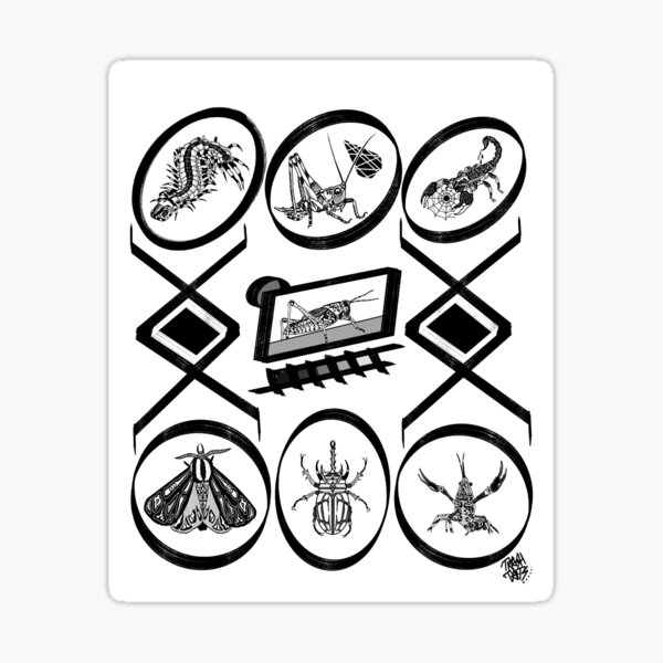 Item preview, Anthropod series designed and sold by TrashTats.