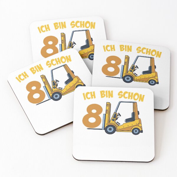Item preview, Forklift truck 8th birthday 8 year old child designed and sold by honksunited.